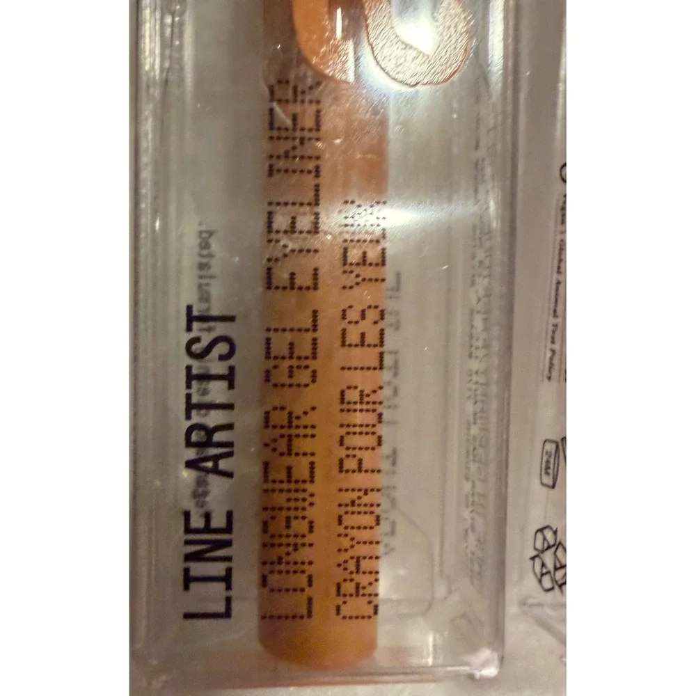 About-Face Line Artist Longwear Gel Eyeliner Set Pink Orange Waterproof 2 Pack